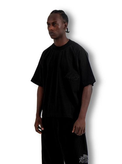 ASTRO SINGATURE BLCK TEE